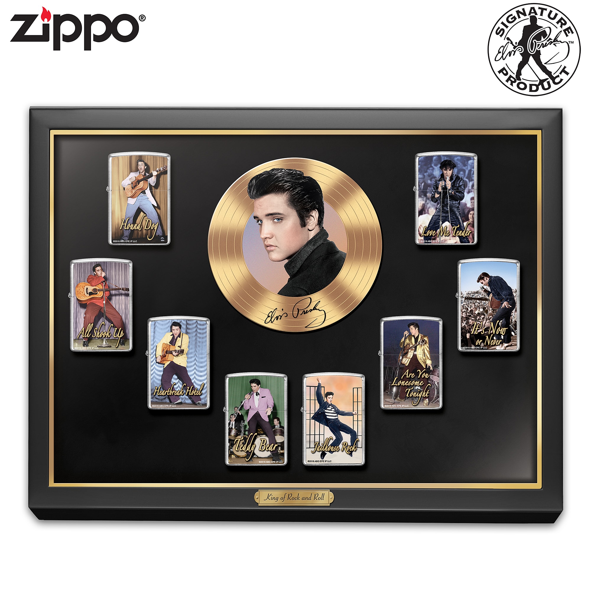 The King Of Rock And Roll™ Elvis Presley Zippo® Lighter Collection